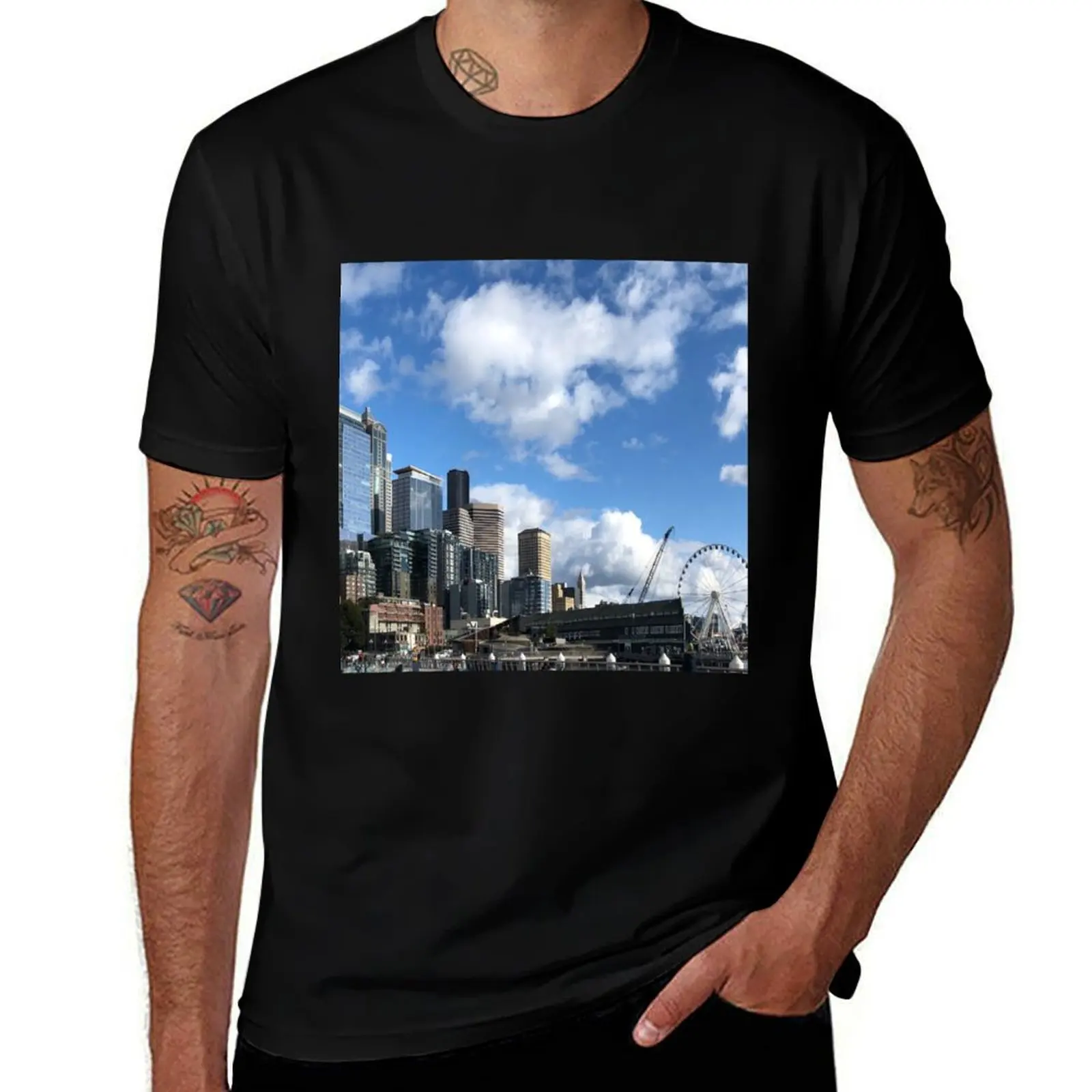 

shirts printed T-Shirt t for day Sunny shirts for shirt man man t T-Shirt man cotton luxury funny in t Seattle Autumn