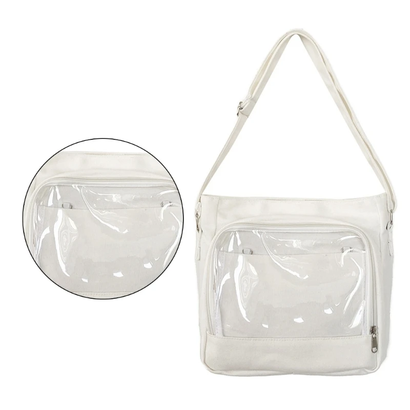 Crossbody Shoulder Bags Uniform Bag Ita Bag Clear Bag Schoolbag for Girl