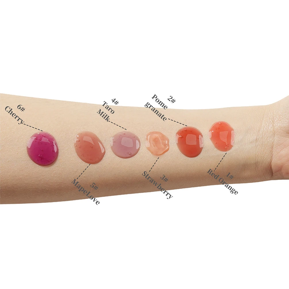 Aangepast logo Anti-aging peptide lippenbalsem Private Label Camellia Langdurige Repai Hydraterende make-up Groothandel Wreedheid Gratis