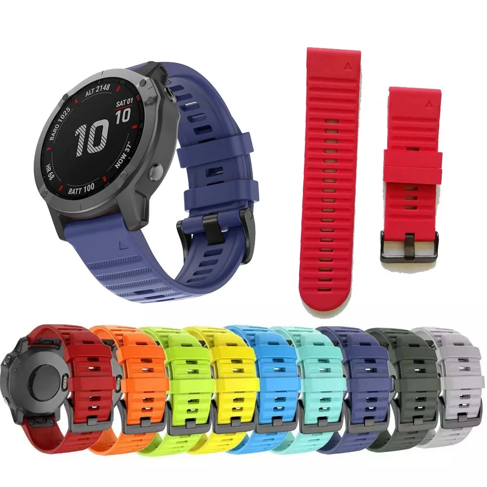 

22mm Strap For Garmin Fenix 7 Forerunner 935 945 Silicon Wrist For Garmin Fenix 5 Plus Strap For Garmin Fenix 6 Watchband Correa