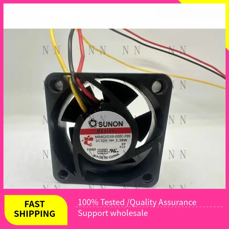 

WEP NEW FOR SUNON MB40201VX-000C-F99 12V1.38W 4CM Cooling Fan