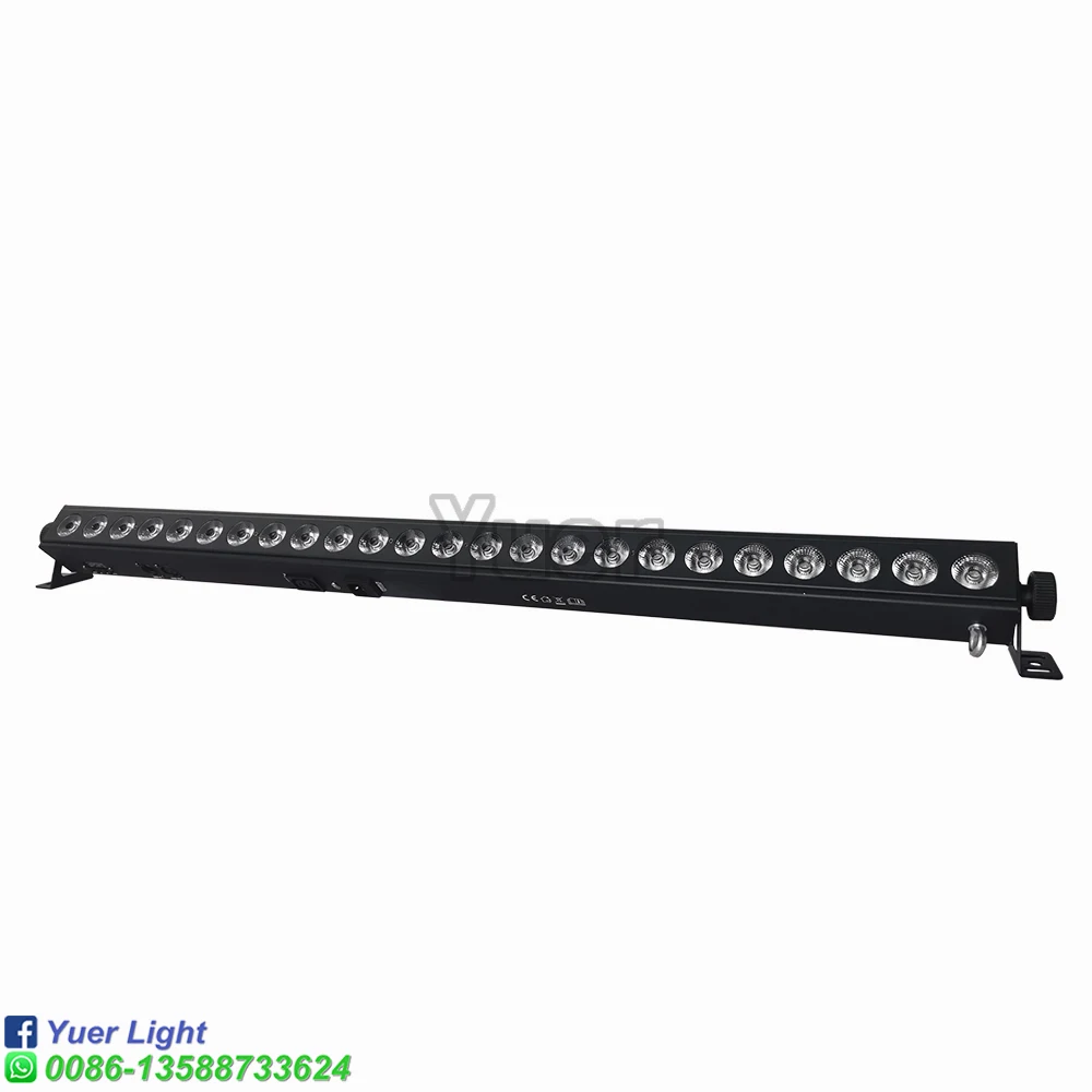 Imagem -02 - Led Rgbw Wall Wash Light Dmx Led Bar Dmx Line Bar Wash Stage Light Casamento e Eventos Iluminação Transporte Rápido 4in 24x4w