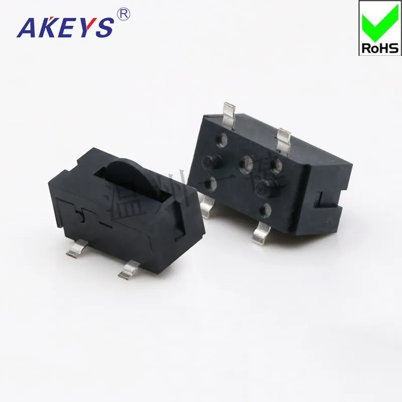 10pcs KFC-VT2-08 High Round Head Travel/Limit Switch Four-legged Patch with Column Fretting Reset Detection Key