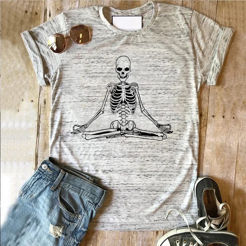 

Skeleton Graphic T Shirts Gothic Women Sexy Tops Halloween Horror Movie Goth Clothes Punk Streetwear Women Top Black