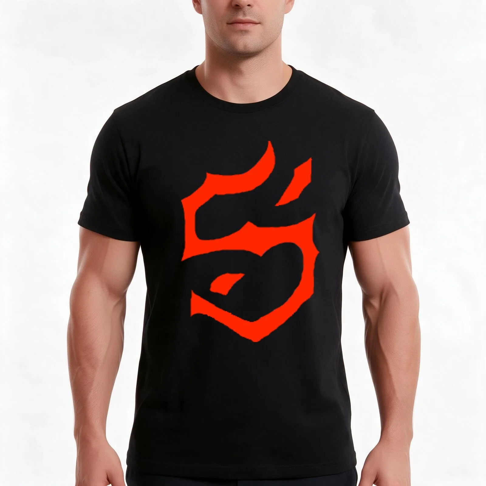 The Mark of Scath Inspired Shirt T-Shirt, Summer Casual Cotton Tee, Oversized Streetwear Tops, Vintage Graphic Print