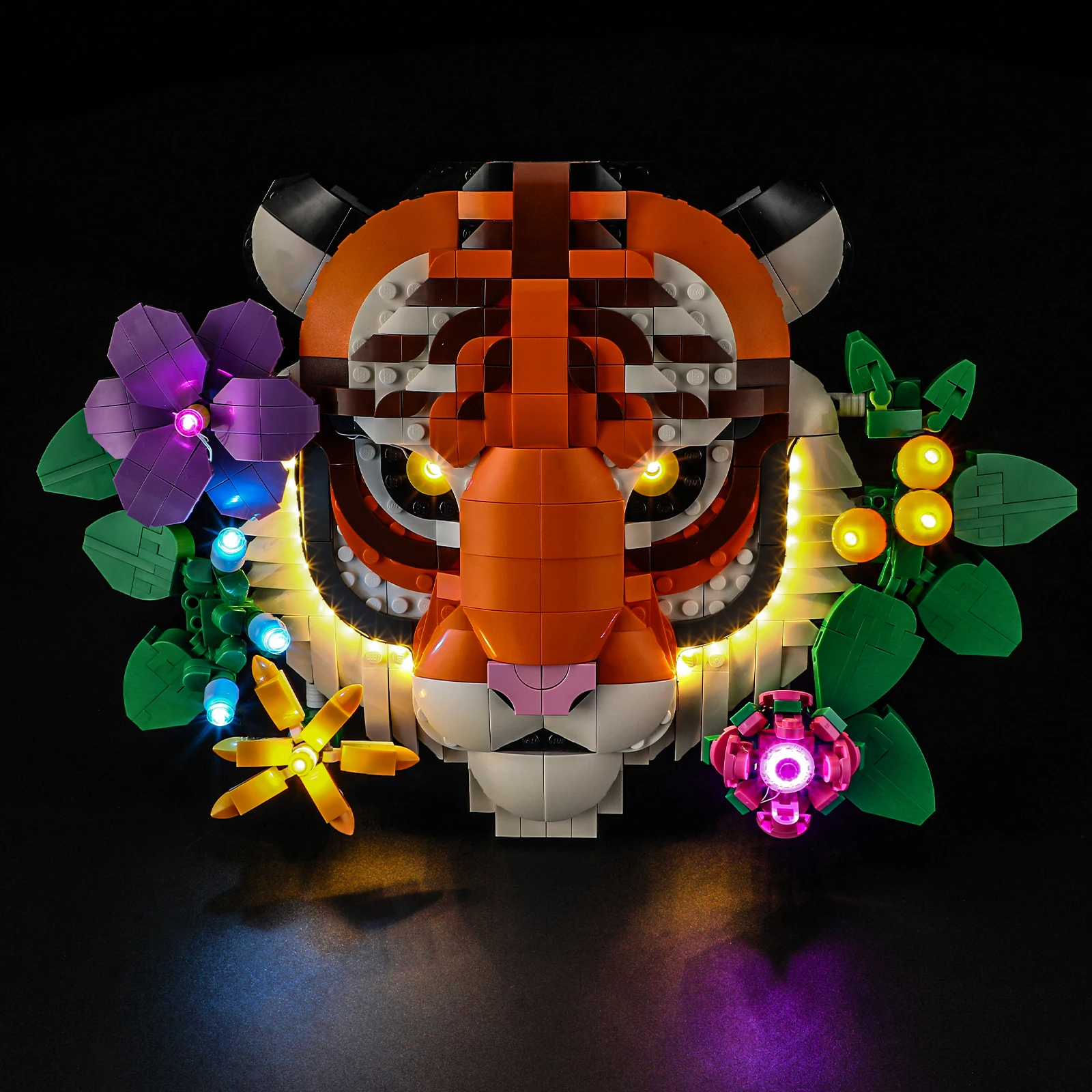 

(Only LED Light No Bricks) 31217 Tiger Ideas (Not Include Building Blocks Kits Sets Model)