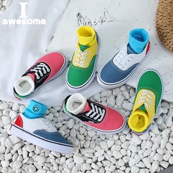 Classic Casual Canvas Shoes 2022 New Kids Shoes Baby Girls Boys Shoe Non-slip Rubber Sole Basketball Shoes Children's Shoe Flats