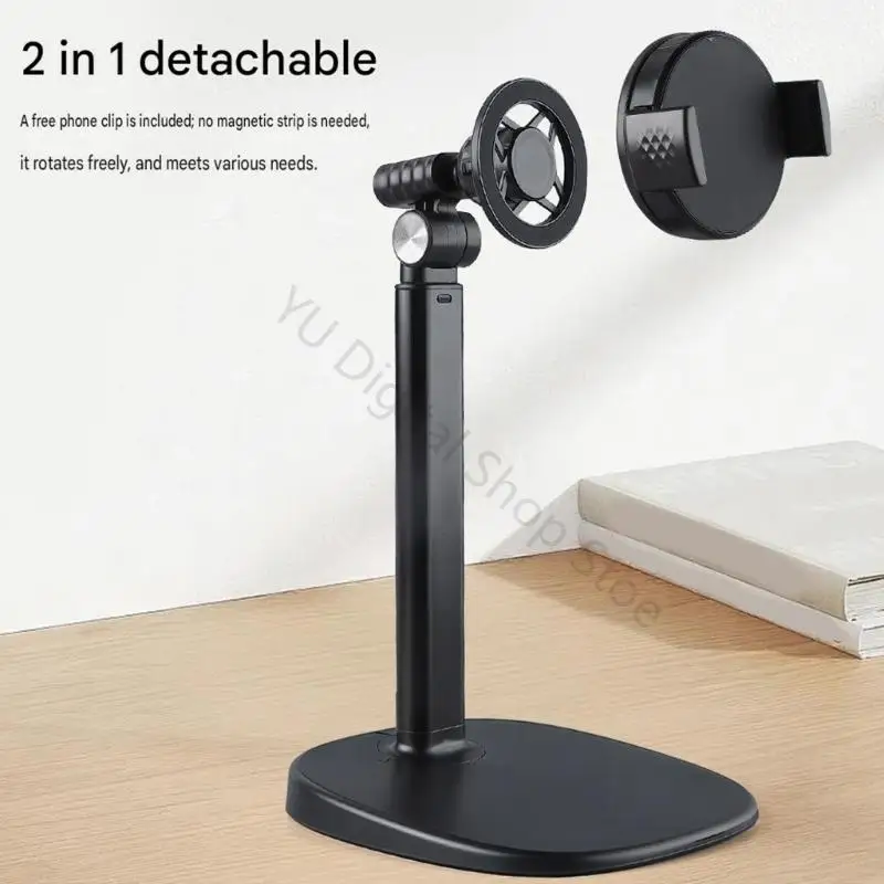 96BA Remote Work Phone Holder with Clamp Head for Desktop Viewing Tasks