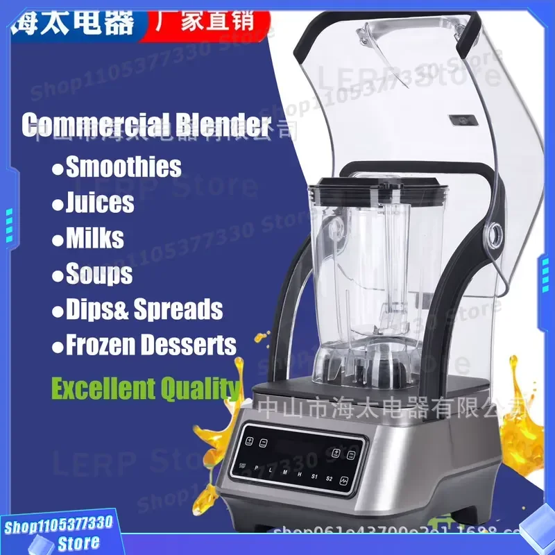 Commercial Automatic Ice Maker Crusher with Juice Mixing Function Low Noise Ice Shaver Mixer for Home Bar 110V to 240V Wide