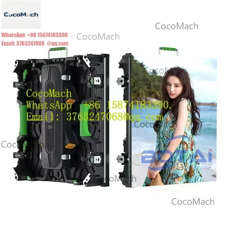 High Definition P2.6 Full Color Indoor Outdoor LED Display Screen High Refresh Rate For Advertising Event Stage Backdrop