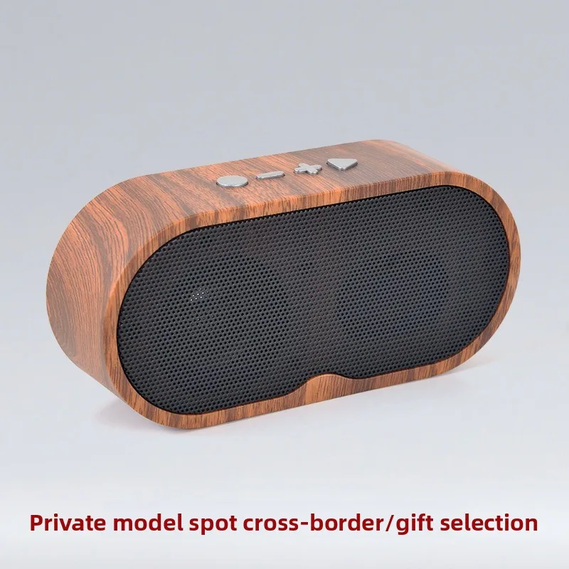 مكبر صوت بلوتوث متوفر موديل F3: راديو صغير من الخشب الحبوب القديم، هدية إبداعية وجهاز صوت ذو علامة تجارية