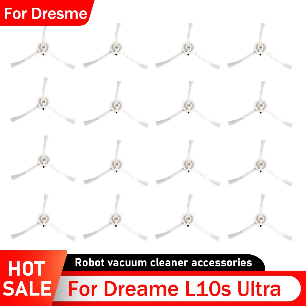 Robot Vacuum Side Brush For Dreame L10s Ultra Accessories For Xiaomi Mijia S10+ S20+1C X20+ X20 Plus X10+ C105 Triangle Brush
