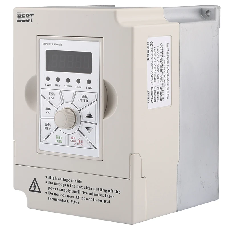 

1,5 кВт AC220V/AC380V 0-1000 Гц VFD преобразователь частоты шпиндель с ЧПУ