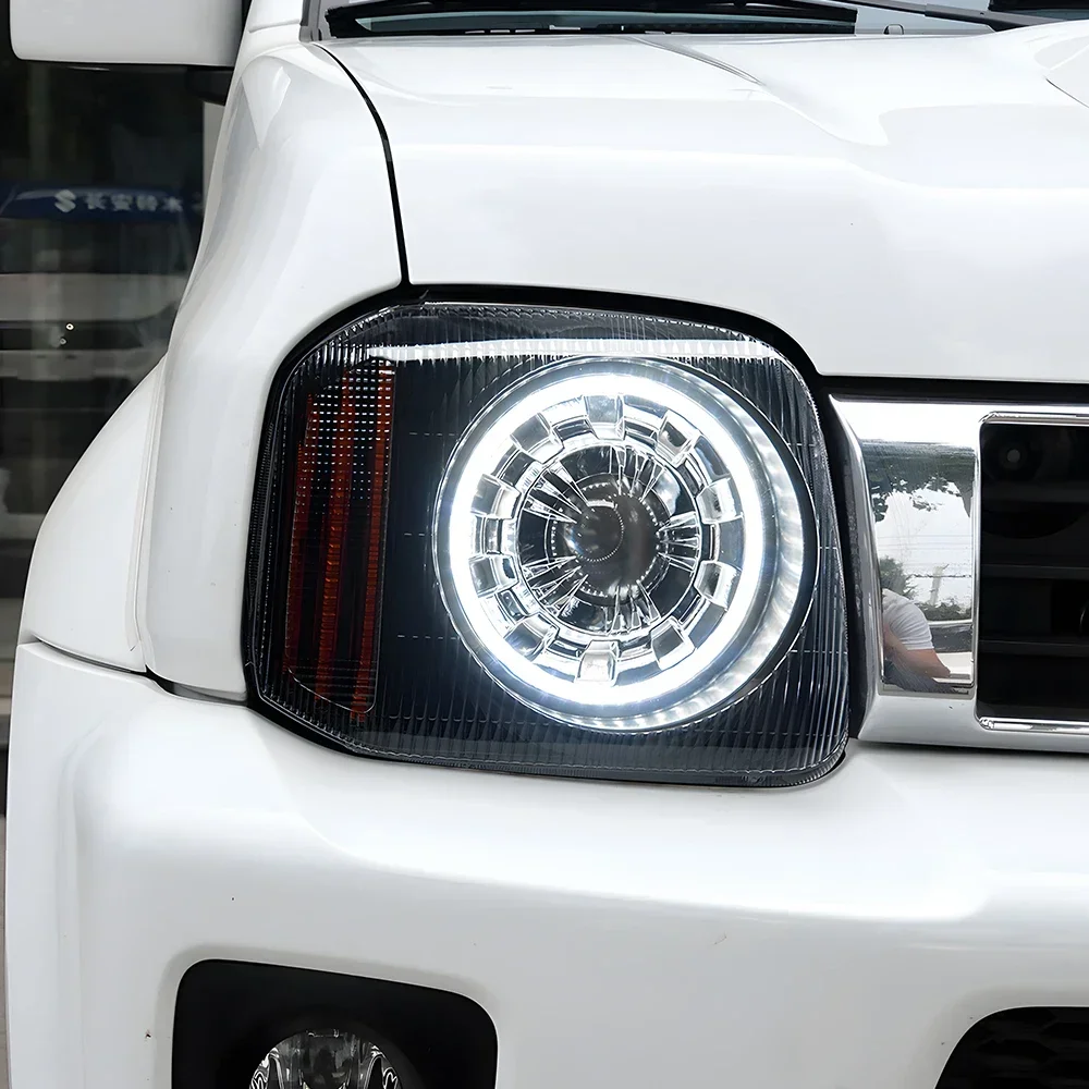 Car Front Lamps For Suzuki Jimny 2007-2015 LED Auto Headlights Assembly Upgrade High Quality Bifocal Projector Lens Accessories