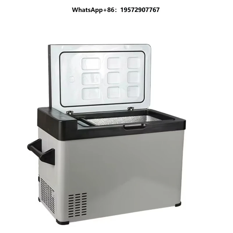 DC/AC Power 50L Dual Room Cooling and -20 Degree Car Mounted , Refrigerator for Automotive