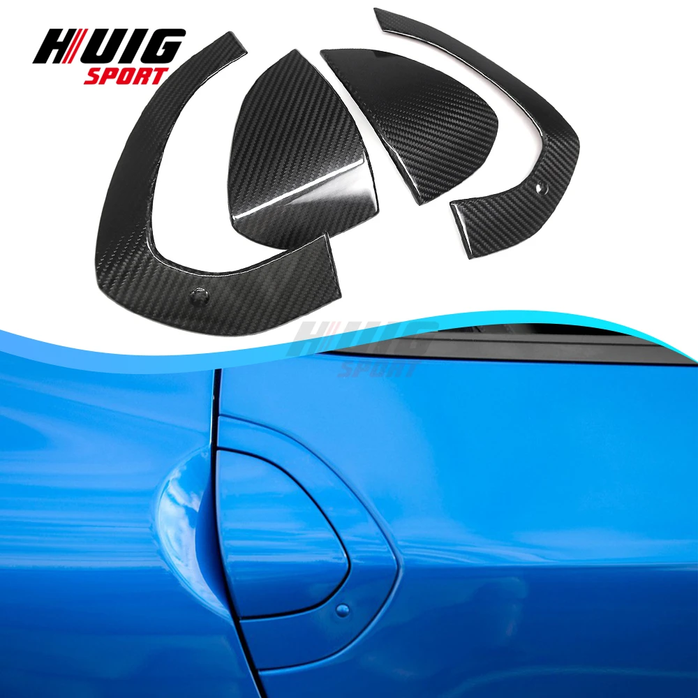 

Для Nissan Z Fairlady Z RZ34 400Z 2023 2024 2025 сухое углеродное волокно Автомобильная внешняя дверная ручка захват крышка отделка стикер аксессуары