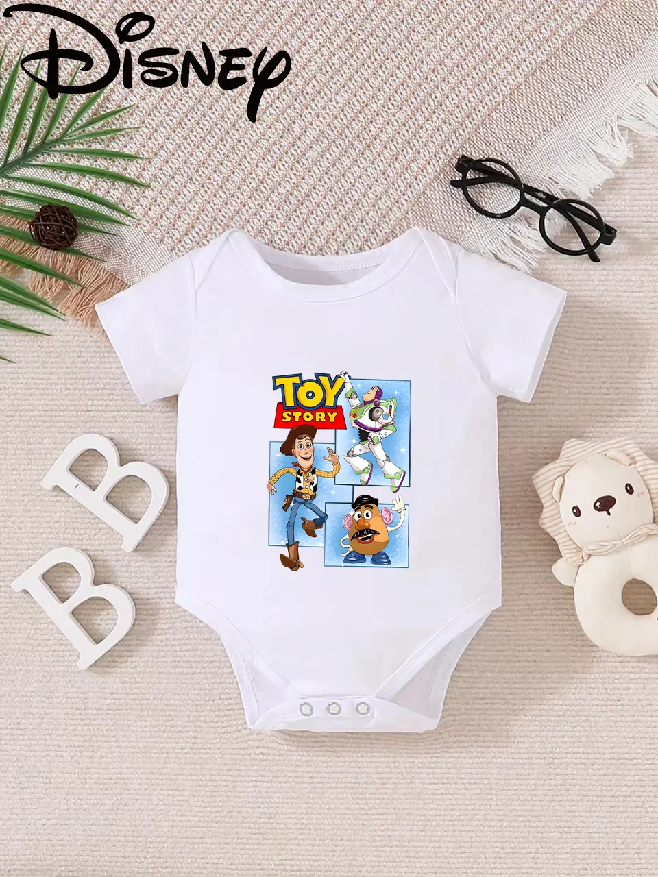 

Official Licensed Potdemiel Woody & Buzz Lightyear Print Baby Onesie Lovely design, gentle material, perfect for party wear