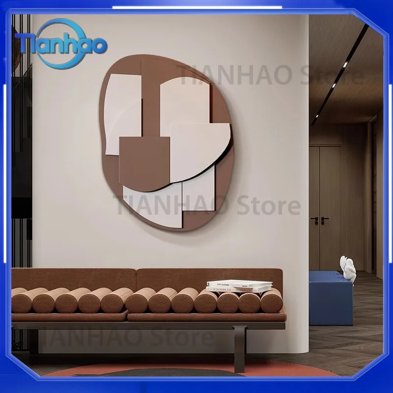 Modern Luxury Living Room Sofa Backdrop Wall Art for Designer Entryway Dining Room Bedroom Model Room Decorative Painting