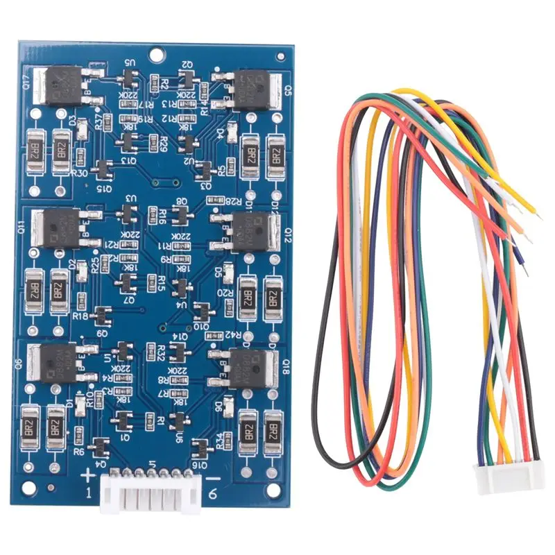 AT82-2.7V/16V LTO 6S Balance Board Equalization Circuit Lithium Titanate Battery/Super Farad Capacitor Protection Board