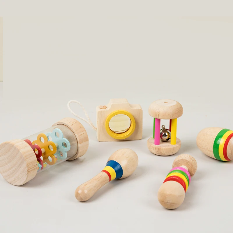 Ensemble de jeux de hochet pour bébé, jouets mentaires oriels pour tout-petits garçons et filles, blotingxylophone musical, 6 pièces