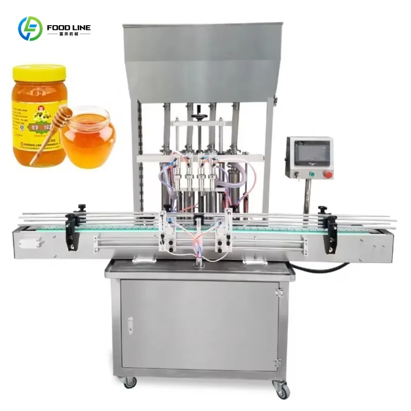 Customized Automatic Aseptic Paste Filling Machine Manual Ketchup Filling Equipment For Food Production