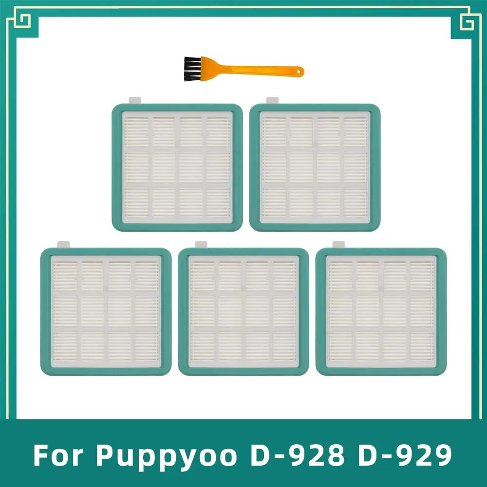 Hepa Filter For Puppyoo D-928 D-929 Robot Vacuum Cleaner  Accessories Replacement Attachment Spare Parts Kit