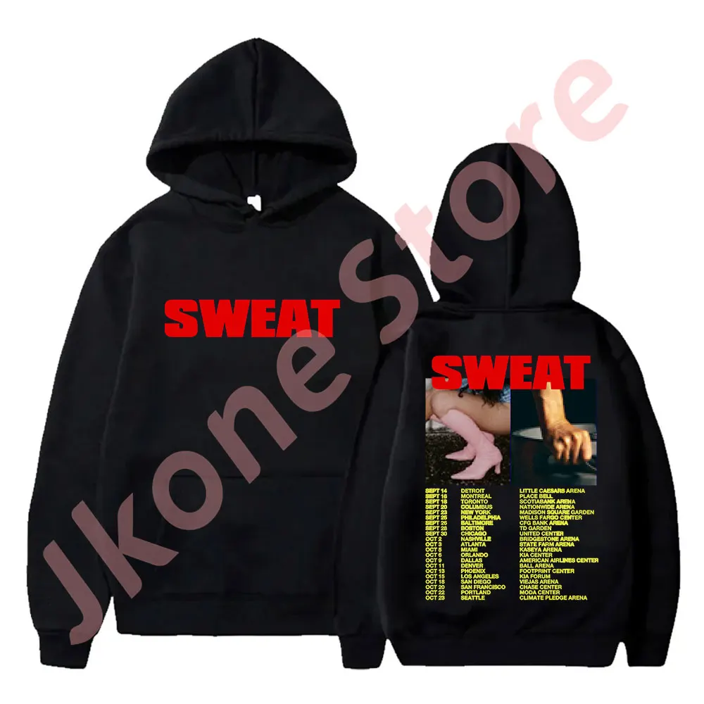 

Charli XCX Sweat Tour 2024, толстовки с капюшоном для косплея, женские и мужские модные уличные толстовки в стиле хип-хоп с капюшоном