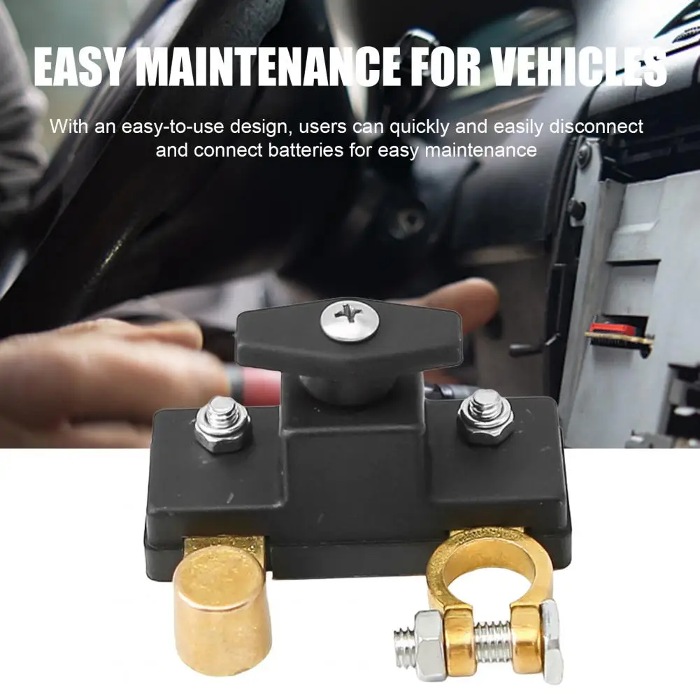 Battery Power-off Switch Universal Heavy Duty Battery Disconnect Switch for Car Truck Boat 12v 24v Isolator Cut Off for Car