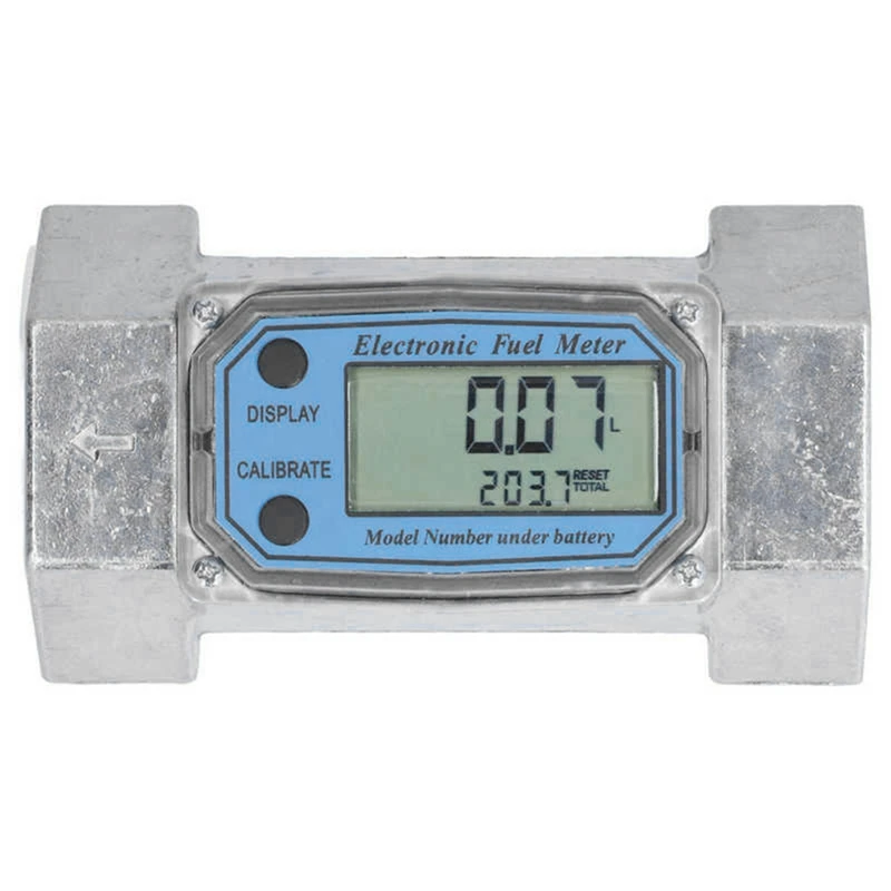 AT35 2In Turbine Flow Meter Electronic Digital Fuel Liquid Water Gas Oil Flowmeter For Industrial Automation