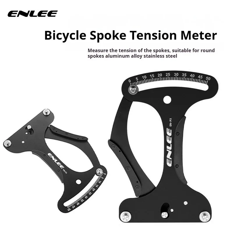 ENLEE Bicycle Spoke Tension Meter For MTB Bicycle Rim Wheel Group Tension Deviation Correction Aluminium Alloy Measurement Tool