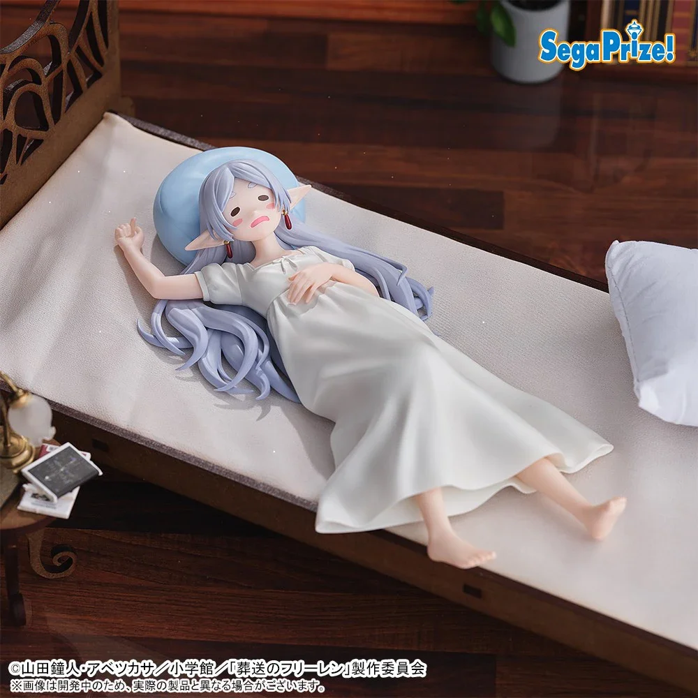 SEGA Yumemirize Frieren: Beyond Journey's End Frieren Fern ~Get Some Shut-eye~ PVC Anime Actionfiguren Model Collectie Speelgoed