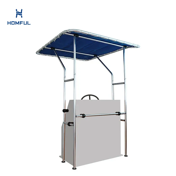 

HOMFUL Large Boat Tent UV-protection Tower Bimini Boat T Top Center Console Boat T-top