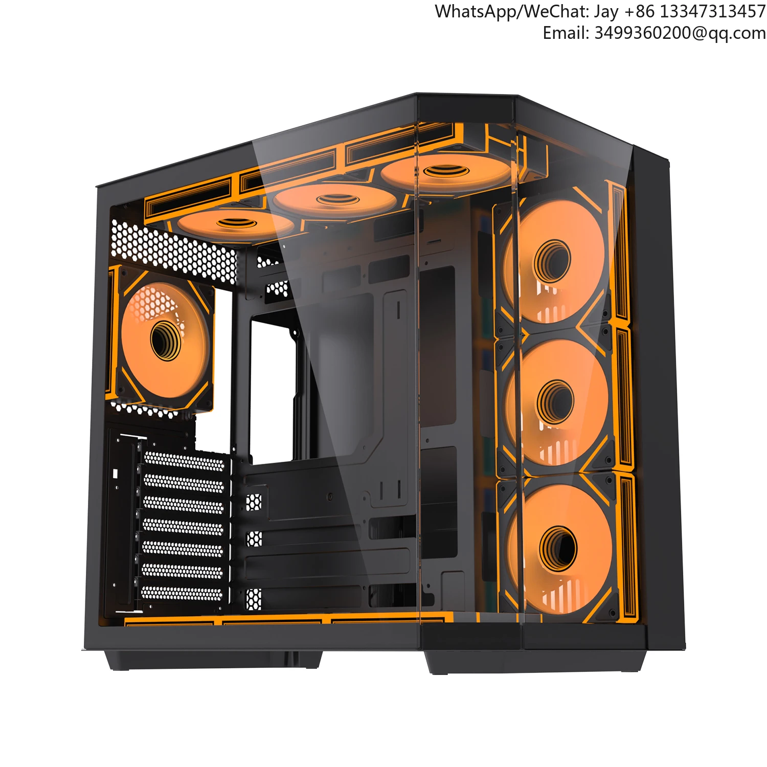 

Корпус для ПК ATX Full Tower, собранный своими руками, для игровых компьютеров и настольных ПК