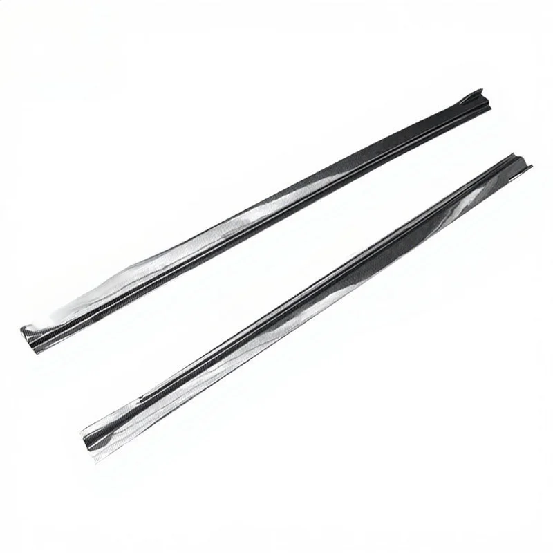 High Quality 3D Style Real Carbon Fiber Side Skirts Auto Exterior Modification Accessories For A4L S4 B9 B9.5