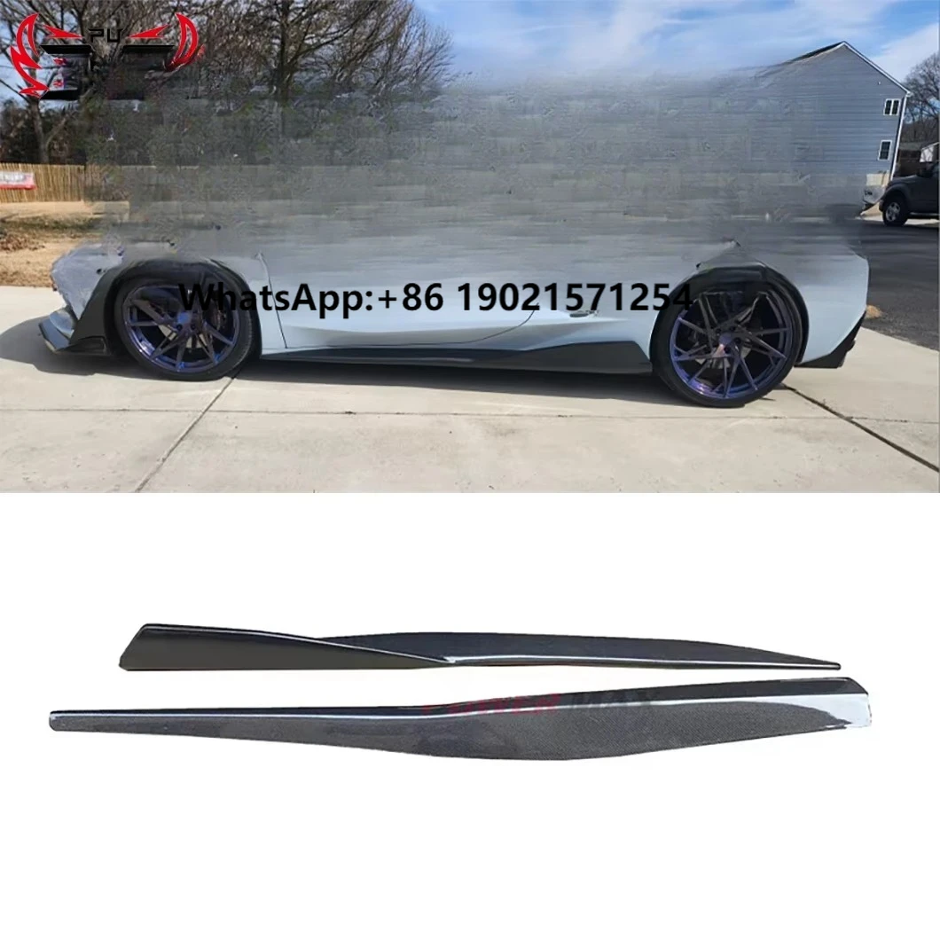 

Wholesale for Chevrolet Corvette C8 Carbon Fiber 5VM Style Side Skirts Bumpers Car Body Kit Accessories