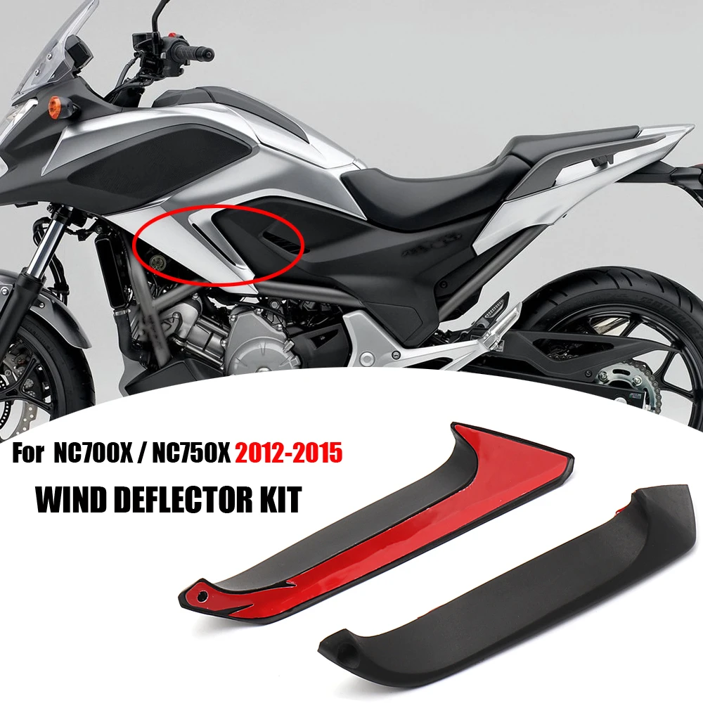 

Motorcycle Accessories Fairing Kit Black Upper Side Air Deflector For HONDA NC700X NC 700 X NC750X NC 750X 2012 2013 2014 2015