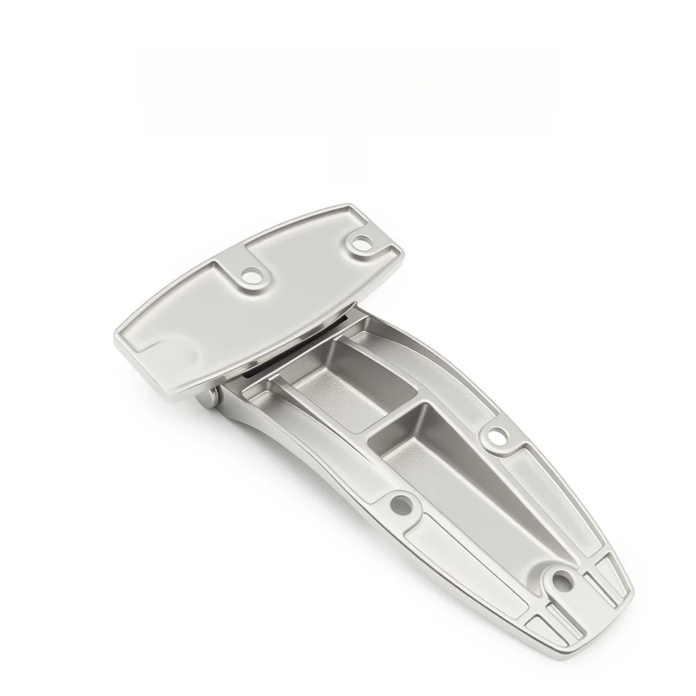 Commercial Use 316 Stainless Steel Hinge for Equipment Cabinets Supporting 135 Degree Door Movement and Polished Durability