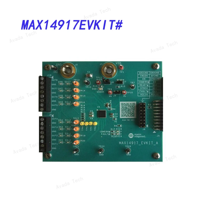 

MAX14917EVKIT# Power Management IC Development Tools The MAX14917 evaluation kit (EV kit) pro