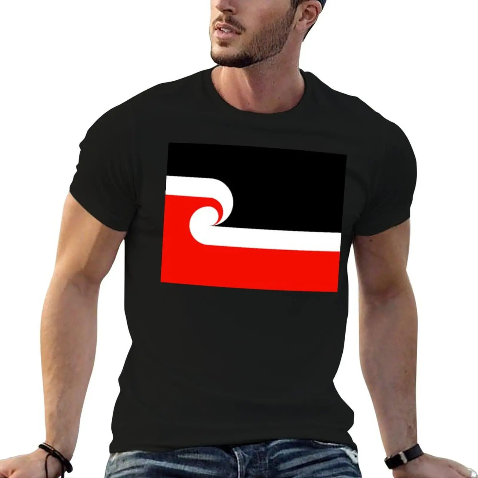 Māori Flag T-Shirt man t shirt cotton t shirt men 100% cotton luxury brand t shirt personalised T-shirt