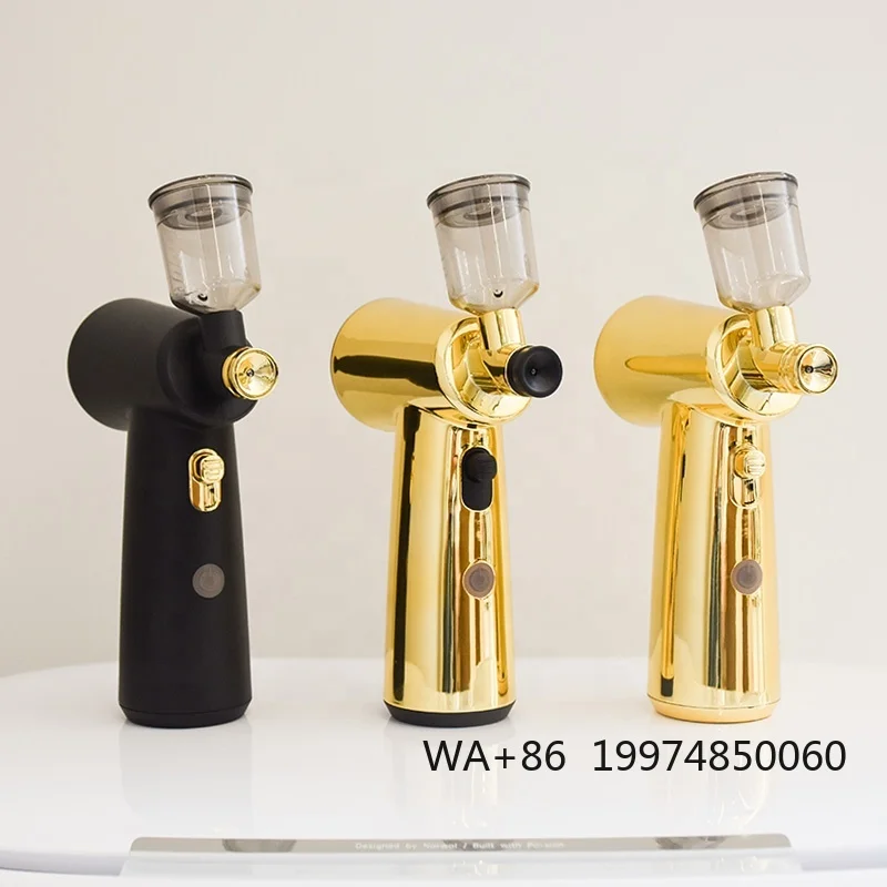 

Professional Salon-Grade Gold Wireless Airbrush Kit Adjustable Pressure for Hair Beard Art Wireless Airbrush Compressor Included
