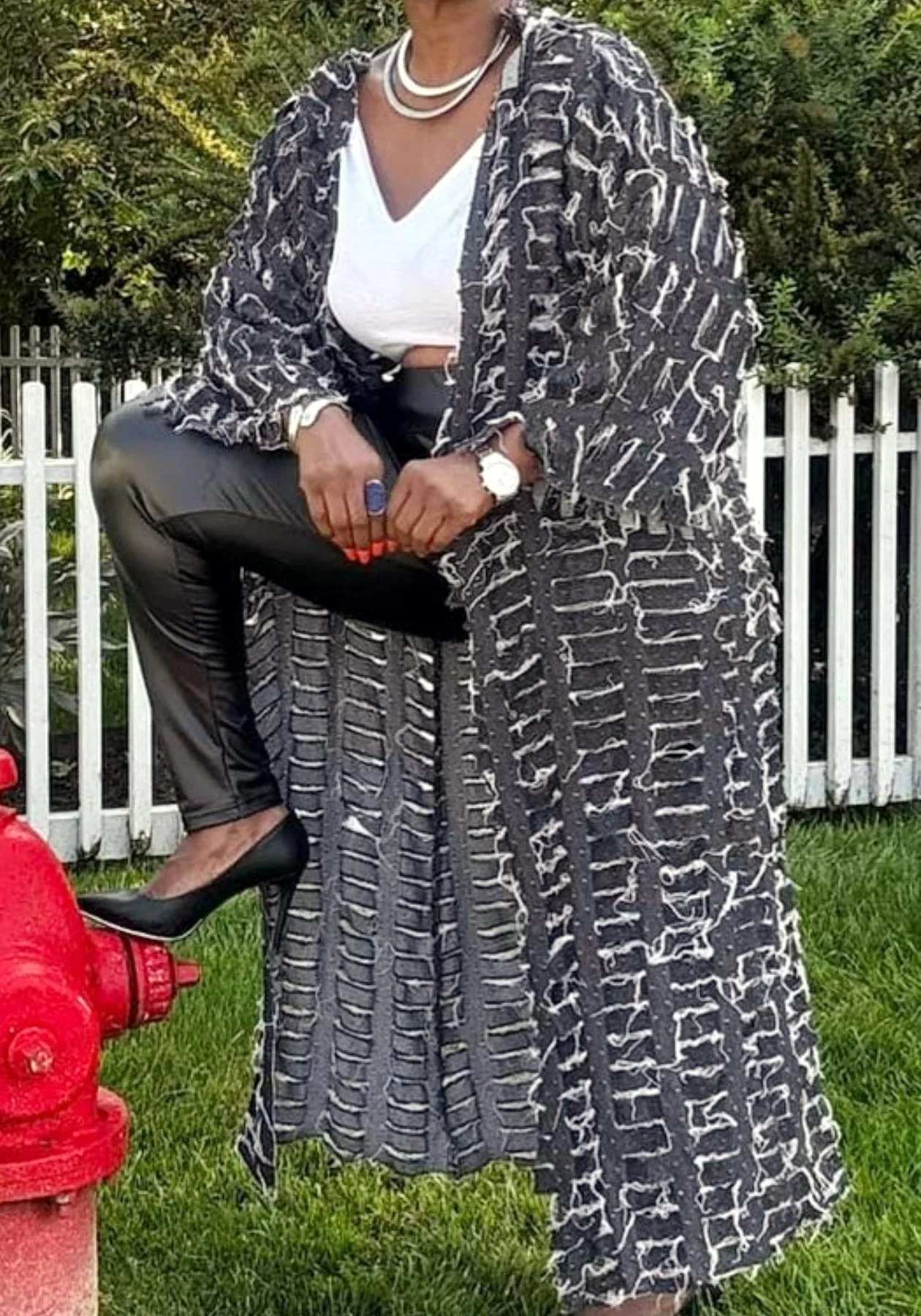 

Women Vintage Cutout Denim Hollow Out Long Trench Denim Coats 2025 Spring Winter Fashion Street Loose Straight Jackets