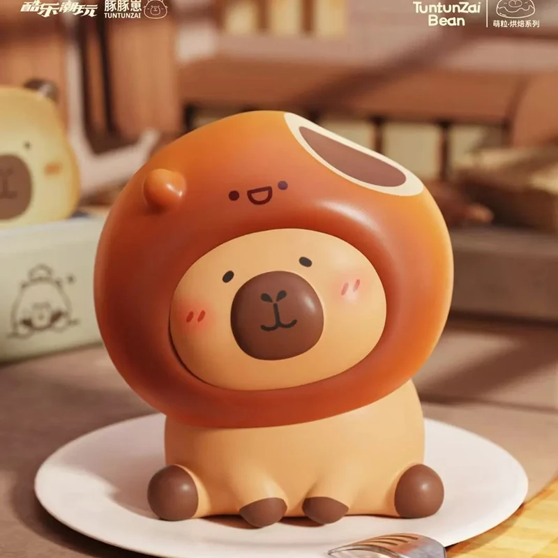 

Подлинная капибара ‌ Пекарня, второй круглый глухой ящик, милая мультяшная игрушка в виде животного для украшения комнаты, детский подарок