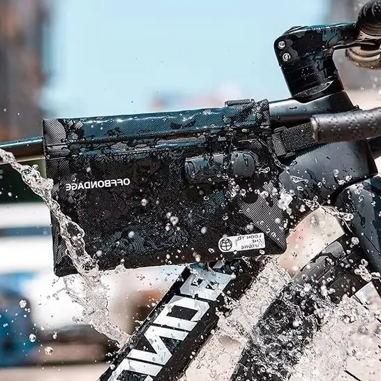 

OFFBONDAGE Bicycle Under Tube Bag Password-lock Bag Waterproof Anti-theft Bag Lightweight MTB Cycling Side Bag Bike Accessories