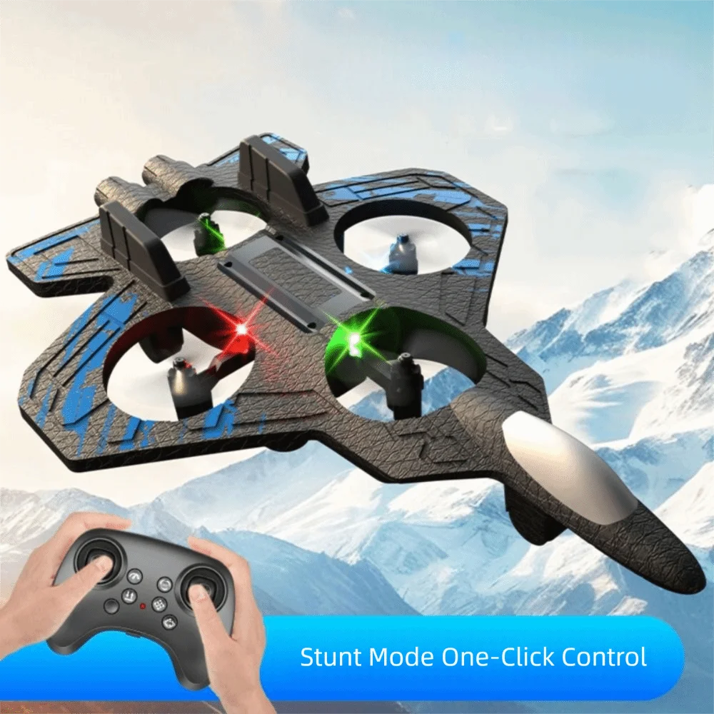EPP Foam Remote Control Foam Fighter Gravity Sensing Rechargeable Four Motor Helicopter Toy Durable 2.4G Stunt