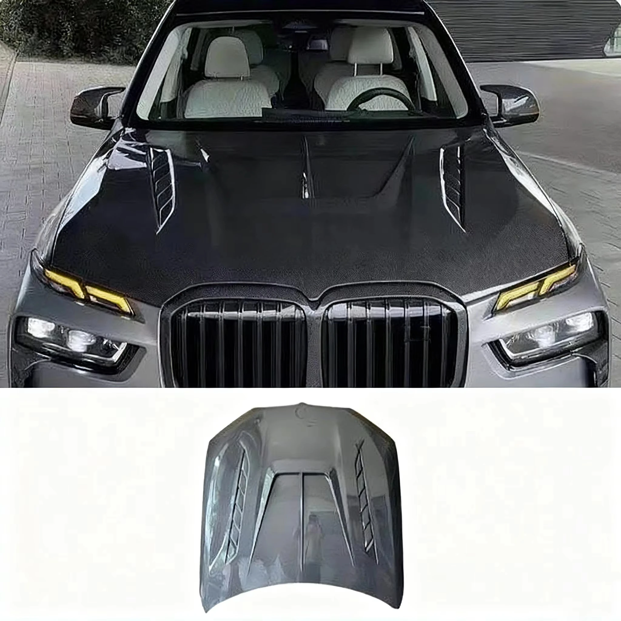 

LD Style Hood Bonnet forBMW X7 G07 Upgrade Facelift LD Hood Carbon Fiber Tuning Body Kit Engine Cover Front Hood High Quality