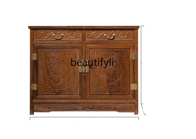 

Entrance cabinet solid wood dining edge, tea cabinet Chinese style, restaurant locker, furniture