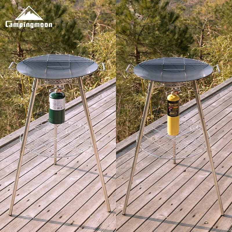 

CAMPINGMOON PG-4 Scott Пропановая плита Кемпинг Большой диаметр Ветрозащитная плита с головкой Портативная мощная газовая плита