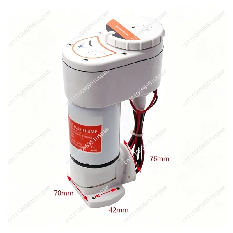 Yacht toilet RV Sailing special electric toilet Marine car ceramic toilet 12V24V accessories 1 pcs