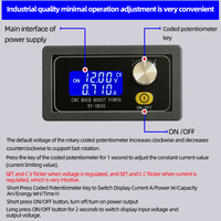 DC DC Buck Boost Converter CC CV 0.6-30V 4A Power Module Adjustable Laboratory Regulated Power Supply Module For Arduino Board