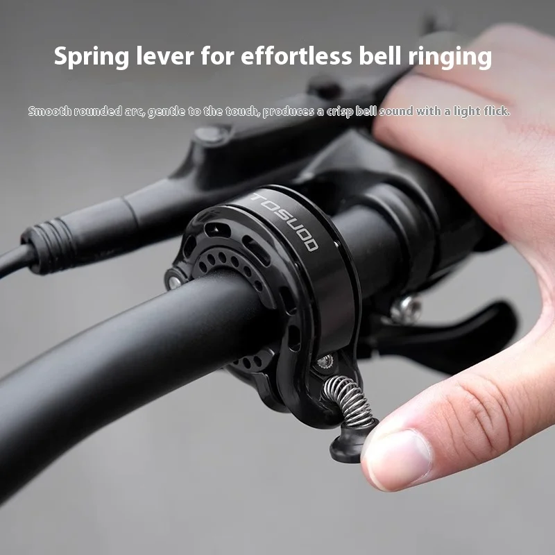 Portable Folding Bike Bell Commuter Waterproof Kids Road Mountain Bike City Riding Equipment Horn